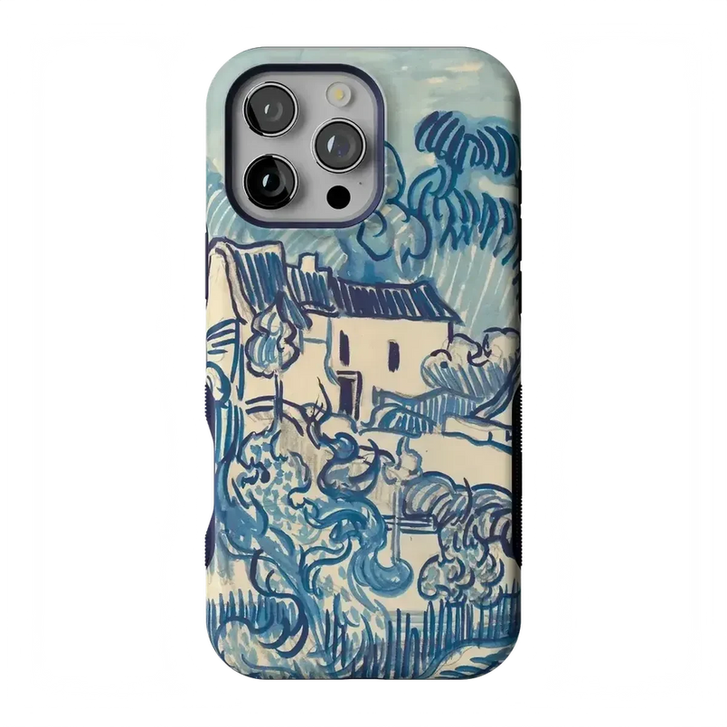 Van Gogh | Landscape With Houses Phone Case iPhone Case Van Gogh Museum Bold Flex + MagSafe® iPhone 16 Pro Max 
