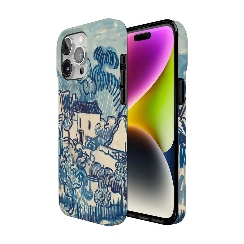 Van Gogh | Landscape With Houses Phone Case iPhone Case Van Gogh Museum 