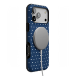 On the Dot | Navy Polka Dot Case