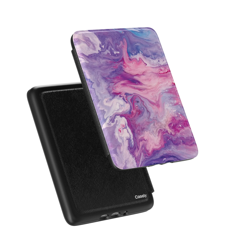 Tie Dying Over You | Purple Marble Kindle Case