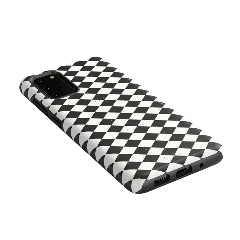 Salem's Hex | Black & White Checkered Case