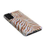 Untamed | Brown & Blue Zebra Case