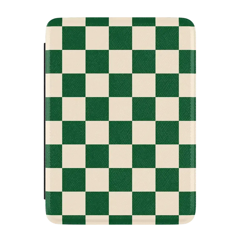 Fit Check | Green Checkerboard Kindle Case | Casely