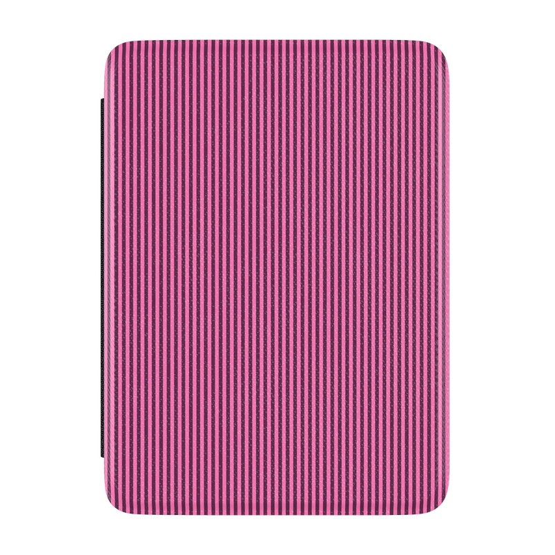 Stripes and the City | Pink & Purple Pinstripe Kindle Case