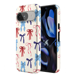 American Girlie | Red White & Blue Bows Case