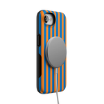 Go New York | Blue & Orange Stripes Case