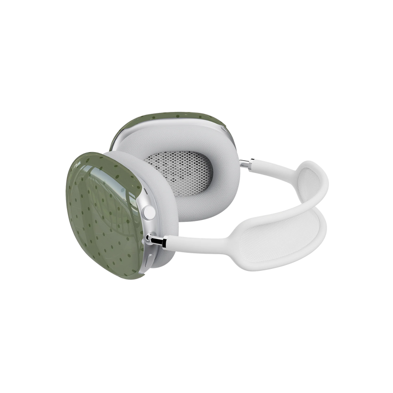 On the Dot | Olive Green Polka Dot AirPods Max Case