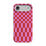 Vibe Check | Pink Checkerboard Case Phone Case Casetry Classic + MagSafe® iPhone 17 Air 