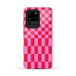 Vibe Check | Pink Checkerboard Case Phone Case Casetry Essential Galaxy S20 Ultra