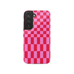 Vibe Check | Pink Checkerboard Case Phone Case Casetry Essential Galaxy S22