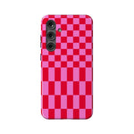 Vibe Check | Pink Checkerboard Case Phone Case Casetry Essential Galaxy S24 Plus