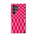 Vibe Check | Pink Checkerboard Case Phone Case Casetry Essential Galaxy S24 Ultra