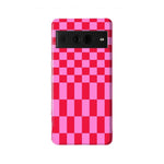 Vibe Check | Pink Checkerboard Case Phone Case Casetry Essential Google Pixel 7 Pro