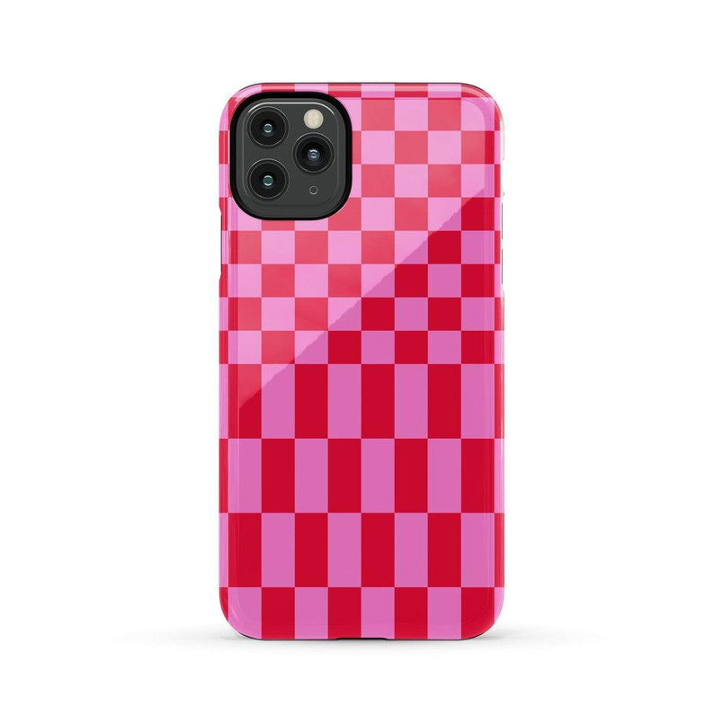 Vibe Check | Pink Checkerboard Case Phone Case Casetry Essential iPhone 11 Pro Max