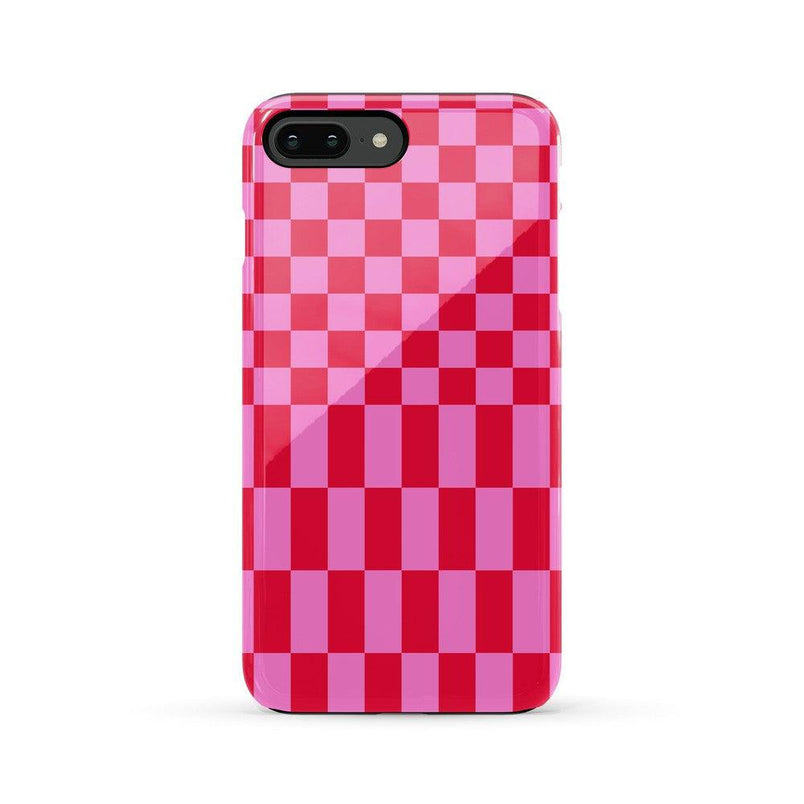 Vibe Check | Pink Checkerboard Case Phone Case Casetry Essential iPhone 6/7/8 Plus
