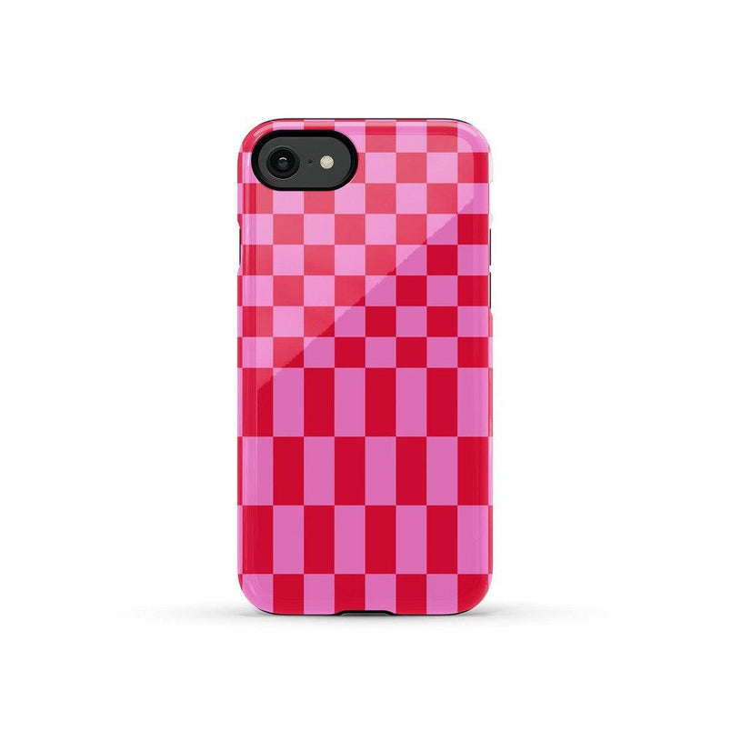 Vibe Check | Pink Checkerboard Case Phone Case Casetry Essential iPhone 6/7/8
