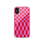 Vibe Check | Pink Checkerboard Case Phone Case Casetry Essential iPhone X / XS 