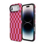 Vibe Check | Pink Checkerboard Case Phone Case Casetry 
