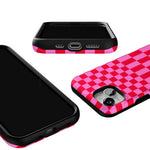 Vibe Check | Pink Checkerboard Case Phone Case Casetry 
