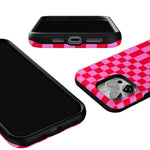 Vibe Check | Pink Checkerboard Case Phone Case Casetry 