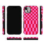 Vibe Check | Pink Checkerboard Case Phone Case Casetry 