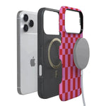 Vibe Check | Pink Checkerboard Case Phone Case Casetry