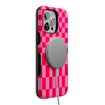 Vibe Check | Pink Checkerboard Case Phone Case Casetry 