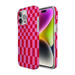 Vibe Check | Pink Checkerboard Case Phone Case Casetry 