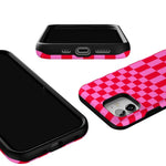 Vibe Check | Pink Checkerboard Case Phone Case Casetry 
