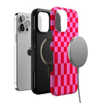 Vibe Check | Pink Checkerboard Case Phone Case Casetry 