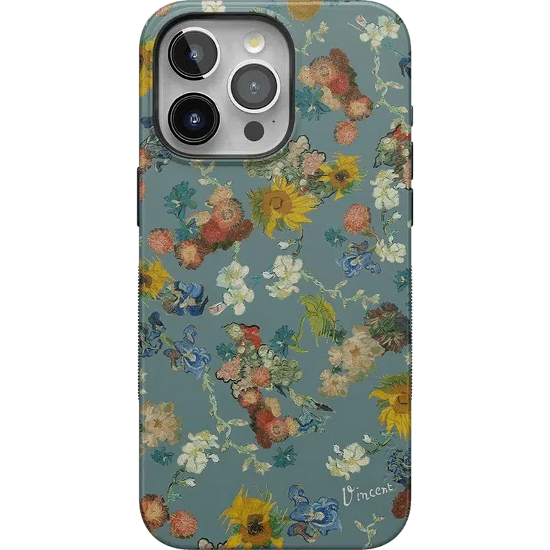 Van Gogh's Flowers | 50th Anniversary Case iPhone Case Van Gogh Museum Bold + MagSafe® iPhone 15 Pro
