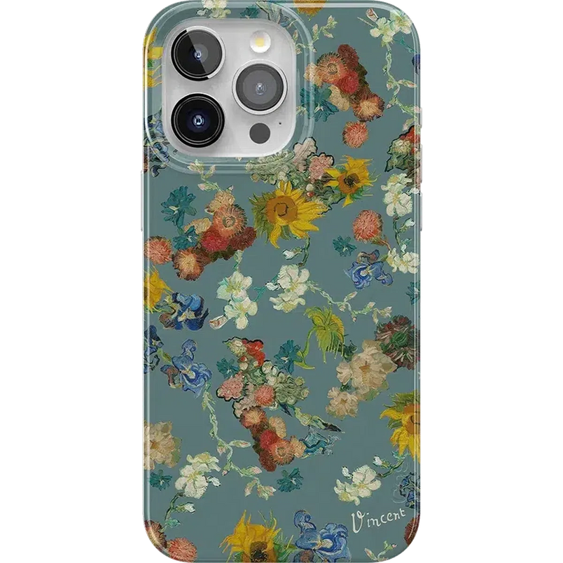 Van Gogh's Flowers | 50th Anniversary Case iPhone Case Van Gogh Museum Classic + MagSafe® iPhone 15 Pro Max
