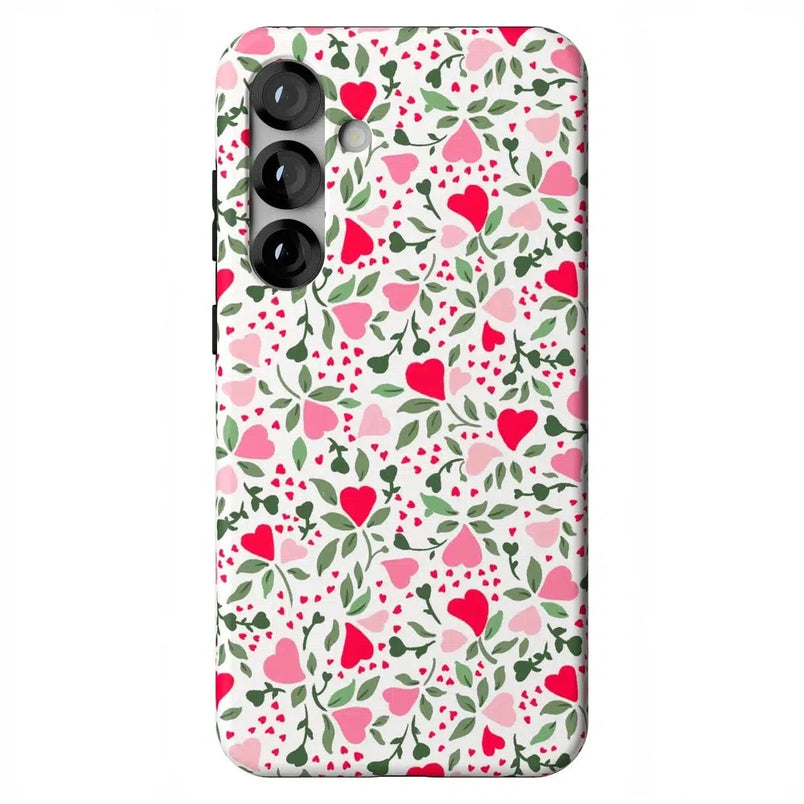 Vines of Love | Floral Heart Case Phone Case Casetry Essential + MagSafe® Galaxy S25 Plus