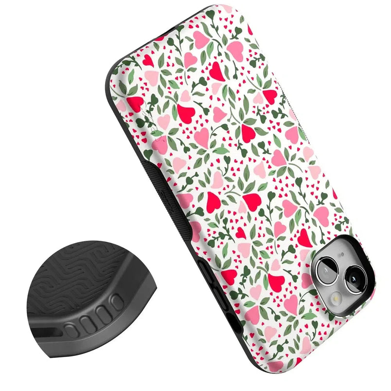Vines of Love | Floral Heart Case Phone Case Casetry 