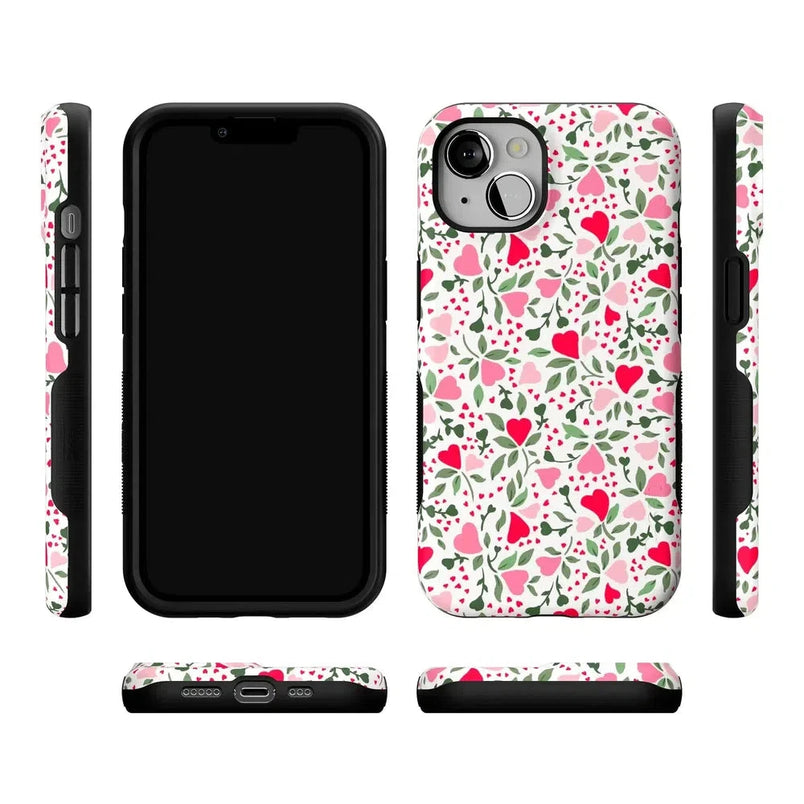 Vines of Love | Floral Heart Case Phone Case Casetry 
