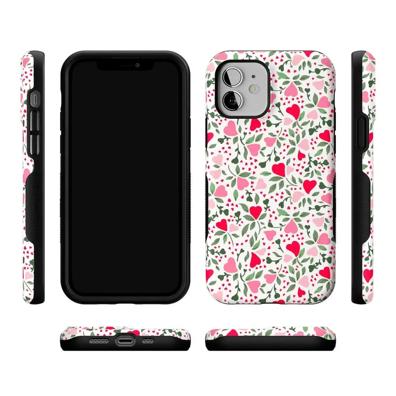 Vines of Love | Floral Heart Case Phone Case Casetry 