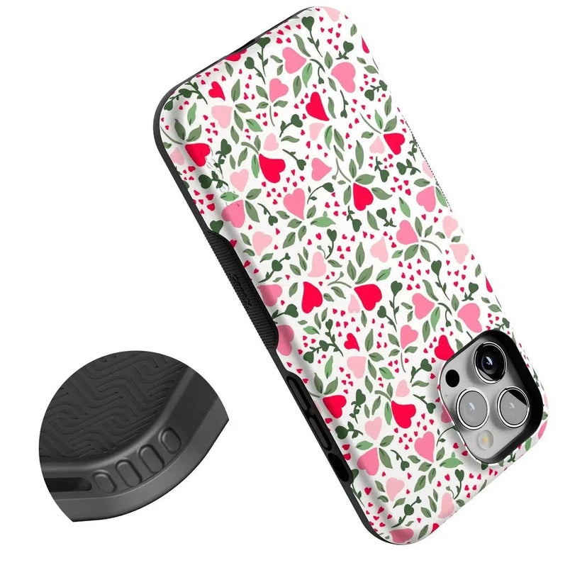 Vines of Love | Floral Heart Case Phone Case Casetry 