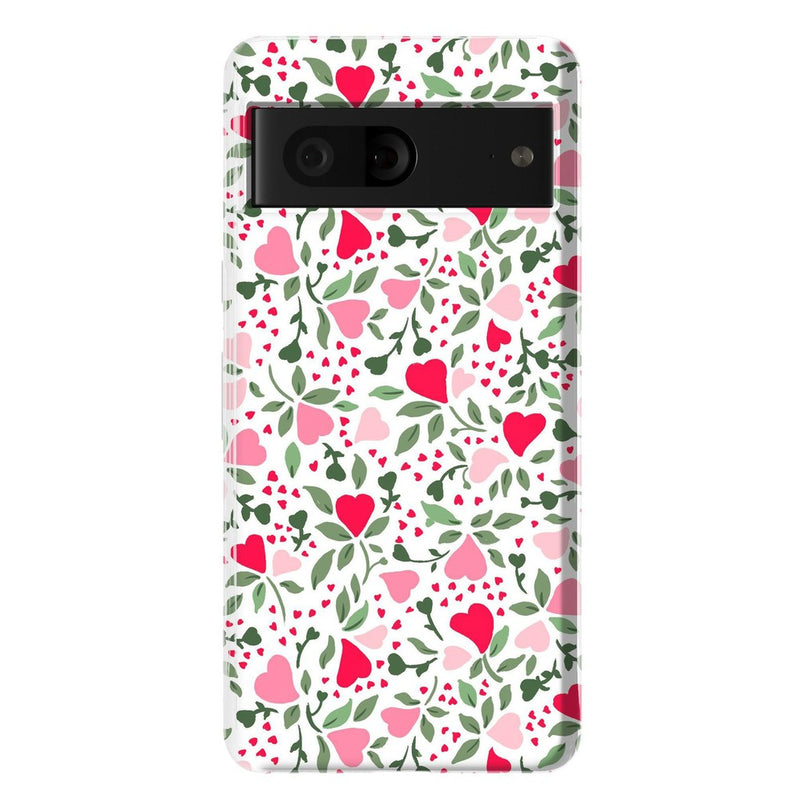 Vines of Love | Floral Heart Case Phone Case Casetry Essential Google Pixel 7