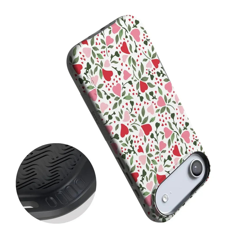 Vines of Love | Floral Heart Case Phone Case Casetry 