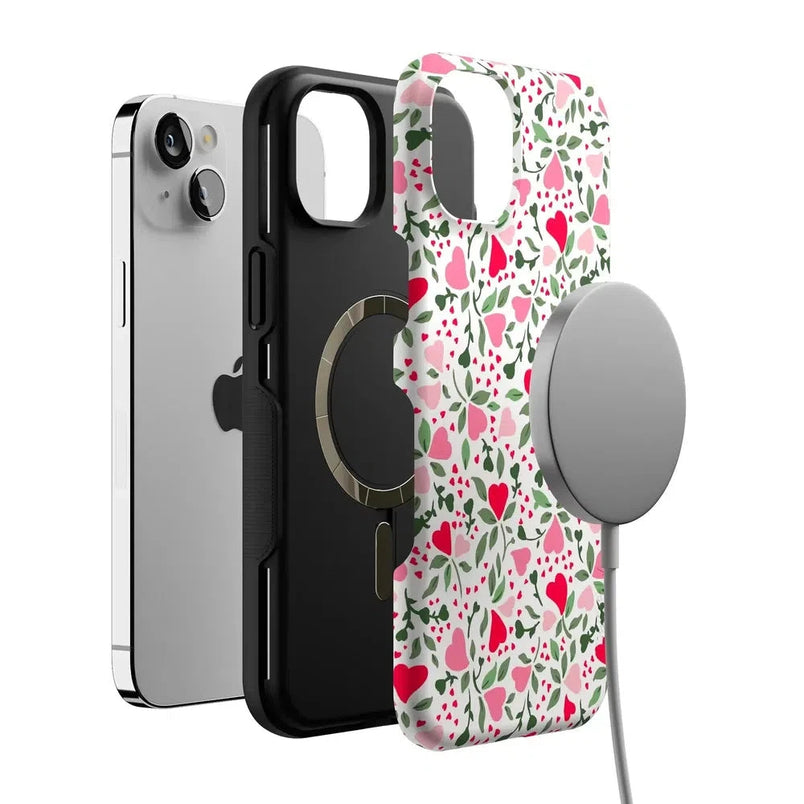 Vines of Love | Floral Heart Case Phone Case Casetry 