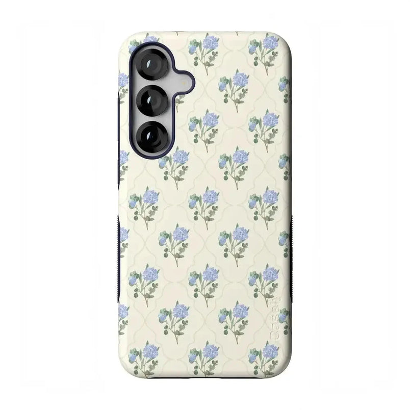 Vintage Garden | Blue Hydrangea Case iPhone Case get.casely Bold Flex + MagSafe® Galaxy S25 Plus 
