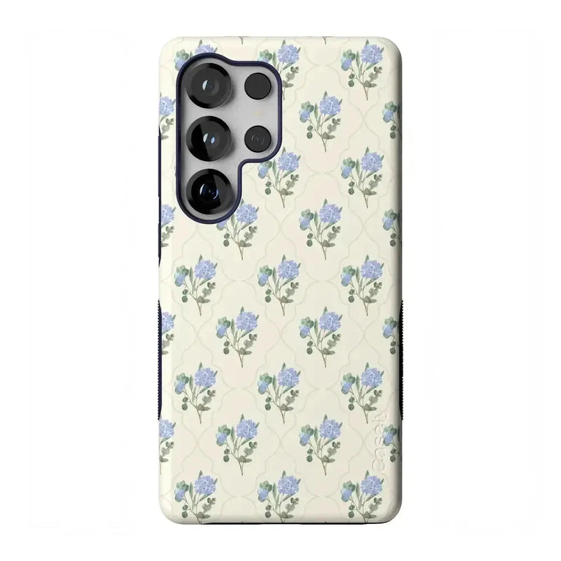 Vintage Garden | Blue Hydrangea Case iPhone Case get.casely Bold Flex + MagSafe® Galaxy S25 Ultra 