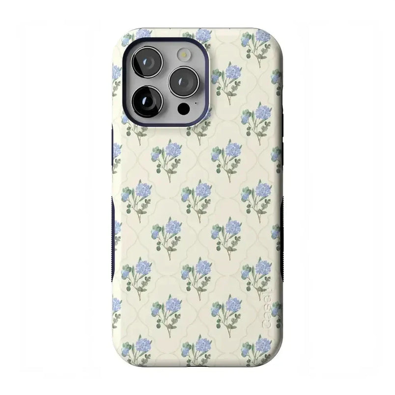 Vintage Garden | Blue Hydrangea Case iPhone Case get.casely Bold Flex + MagSafe® iPhone 14 Pro Max 