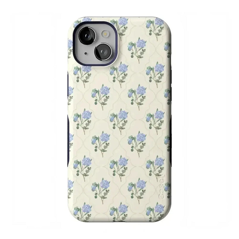 Vintage Garden | Blue Hydrangea Case iPhone Case get.casely Bold Flex + MagSafe® iPhone 15 Plus 