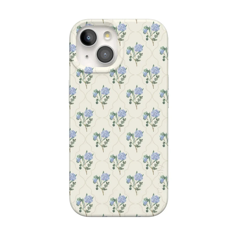 Vintage Garden | Blue Hydrangea Case iPhone Case get.casely Classic + MagSafe® iPhone 15 