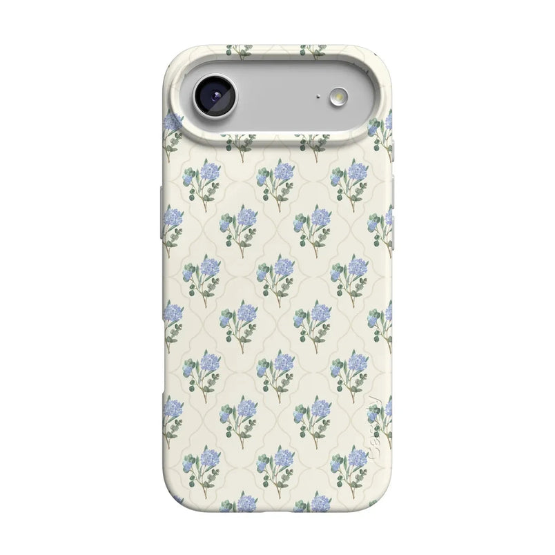 Vintage Garden | Blue Hydrangea Case iPhone Case get.casely Classic + MagSafe® iPhone 17 Air 