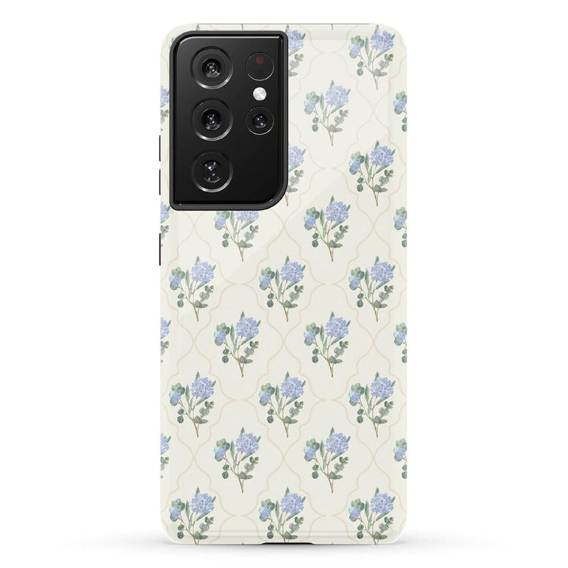 Vintage Garden | Blue Hydrangea Case iPhone Case get.casely Essential Galaxy S21 Ultra 