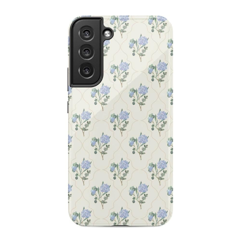 Vintage Garden | Blue Hydrangea Case iPhone Case get.casely Essential Galaxy S22 Plus 