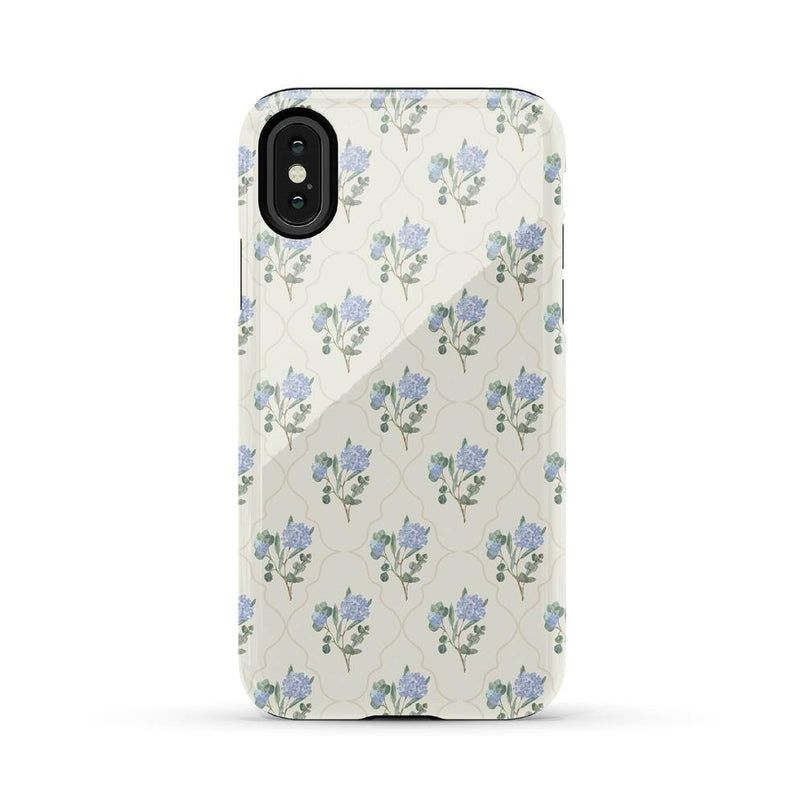 Vintage Garden | Blue Hydrangea Case iPhone Case get.casely Essential iPhone X / XS 