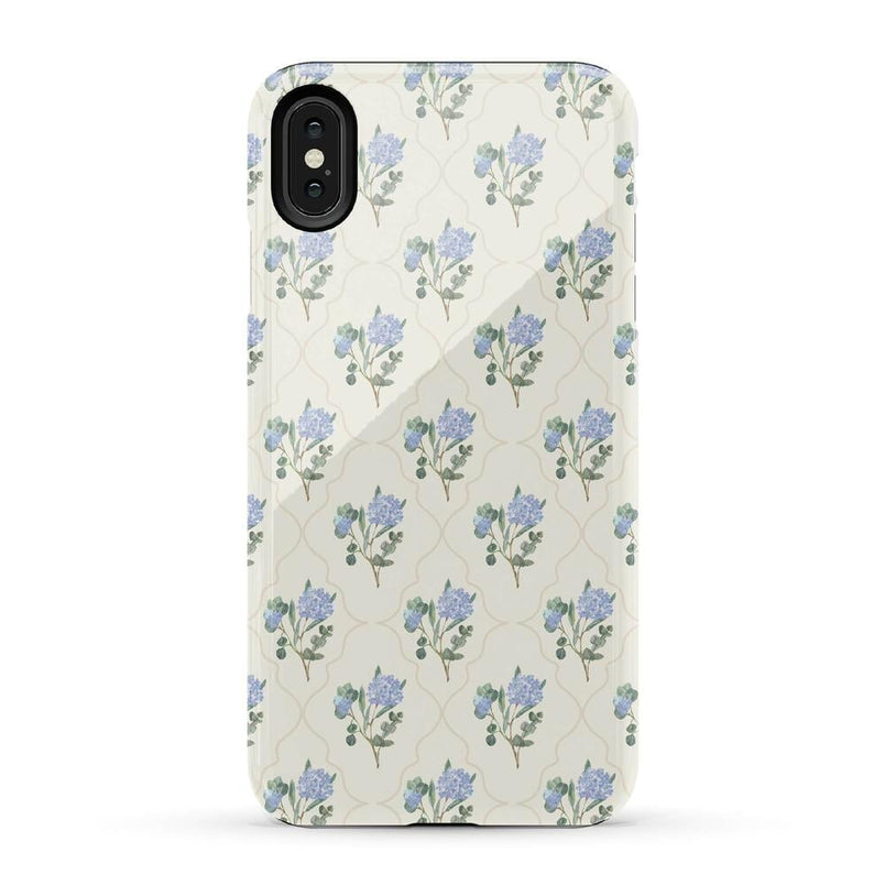 Vintage Garden | Blue Hydrangea Case iPhone Case get.casely Essential iPhone XS Max 
